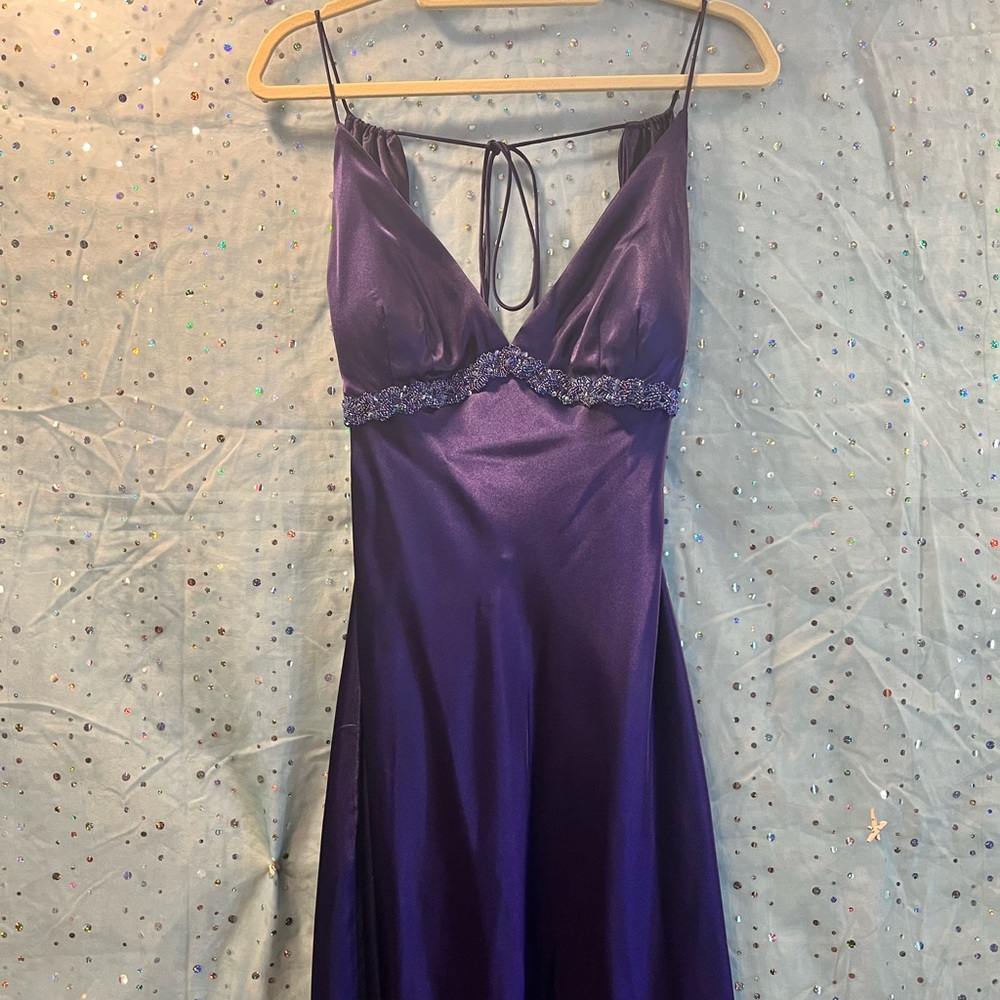 Silk gown